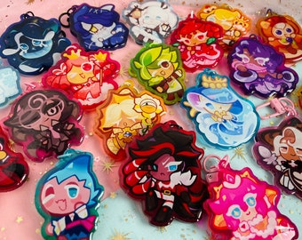 Cookie Run Keychain | Colored +Epoxy | Over 50 cookie