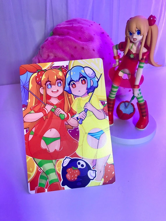 Asuka & Rei Fruit Punch Evangelion Print 6 x 4'' | Etsy