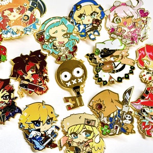 Guilty Gear | Hard enamel | ABA Elphelt Faust  I-no Millia bridget