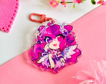 Ironmouse keychains | Double sided | epoxy | fanmade Vshojo