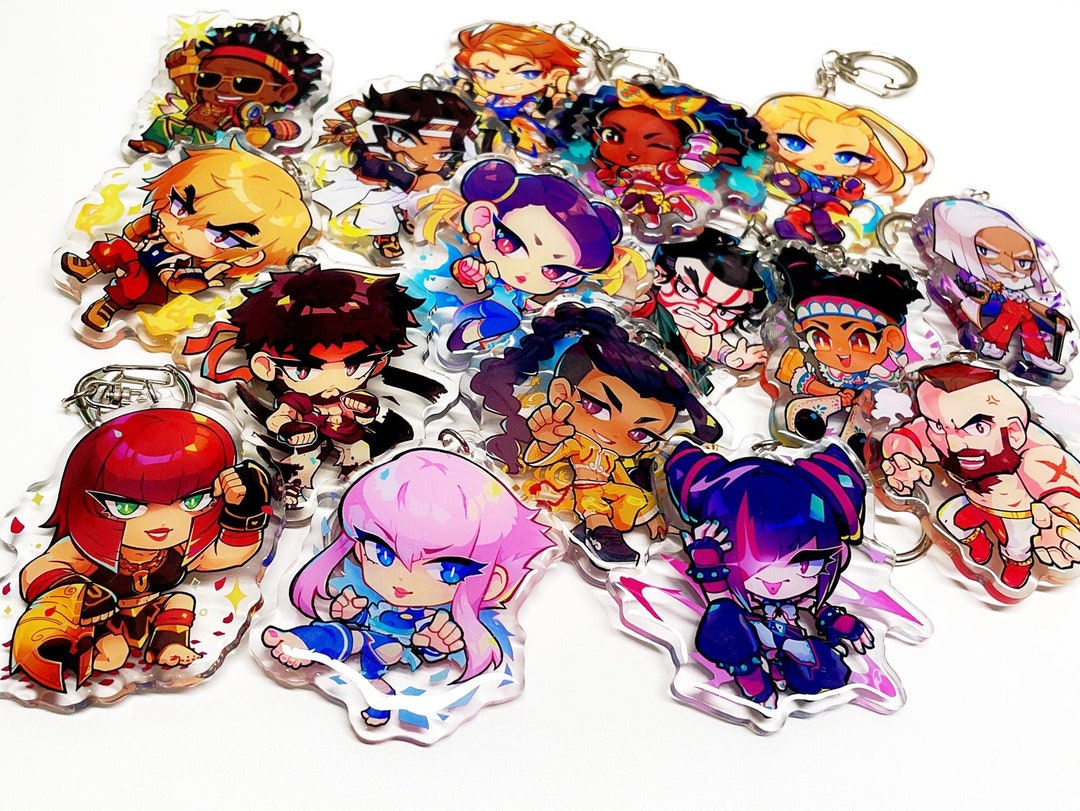 Street Fighter 6 | Keychains | NEW Elena Ingrid Aki ED Akuma - Etsy