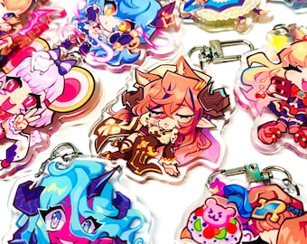 Granblue Rising | Keychain | NEW Meg Iris Sandalphone Vane