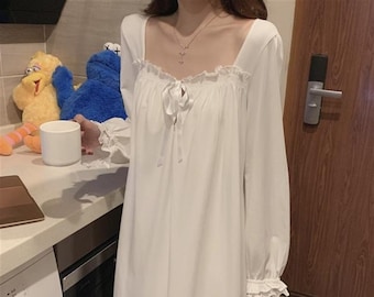 white night gown