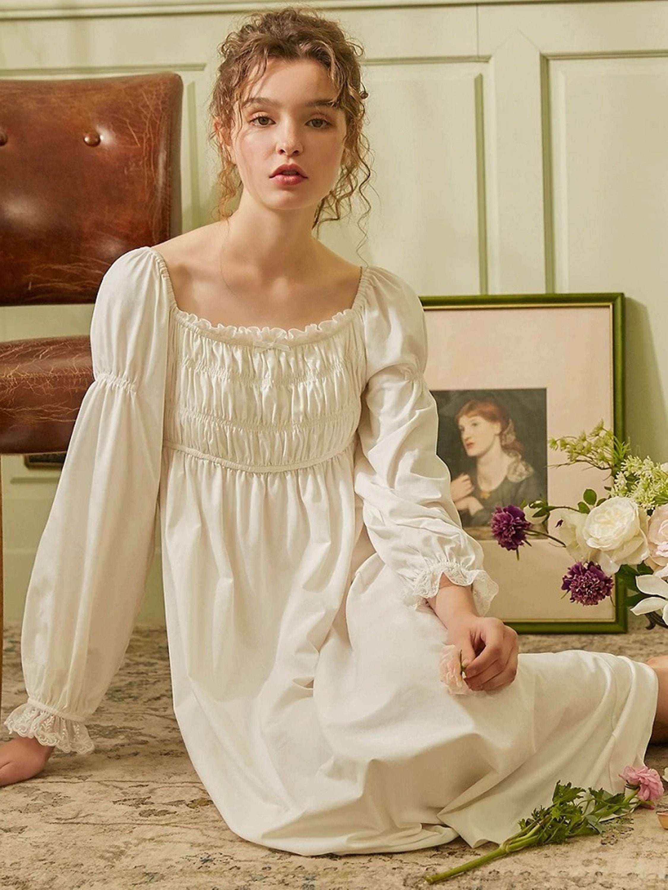 Old Timey Nightgowns & Caps: A Victorian Dream? - xpz3fve