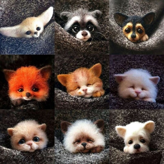 Needle Felting Kits Felting Animal DIY Kit Felting - Etsy Needle Felting Kits Felting Animal DIY Kit Felting - Etsy