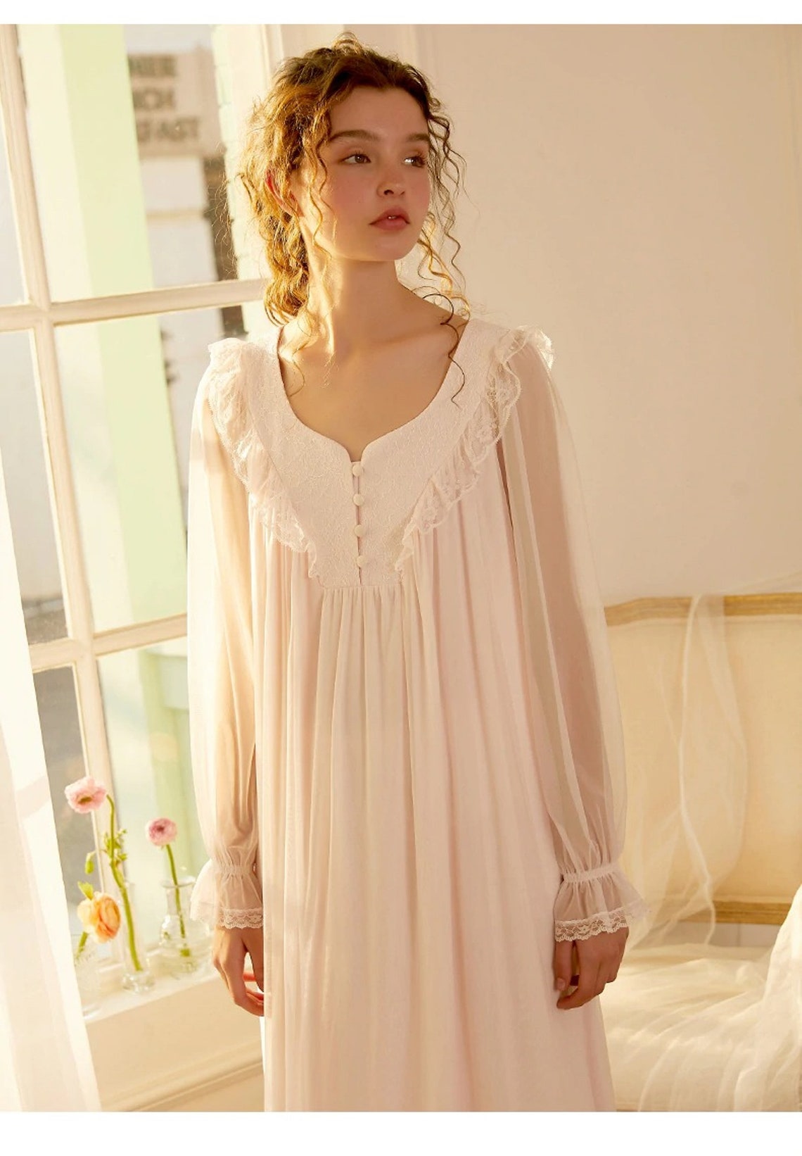 Vintage Victorian Nightgown Bridal Women's Nightgown Etsy