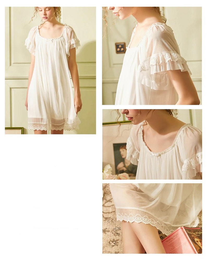 Vintage Victorian Cotton Nightgown Plus Size Vintage Etsy