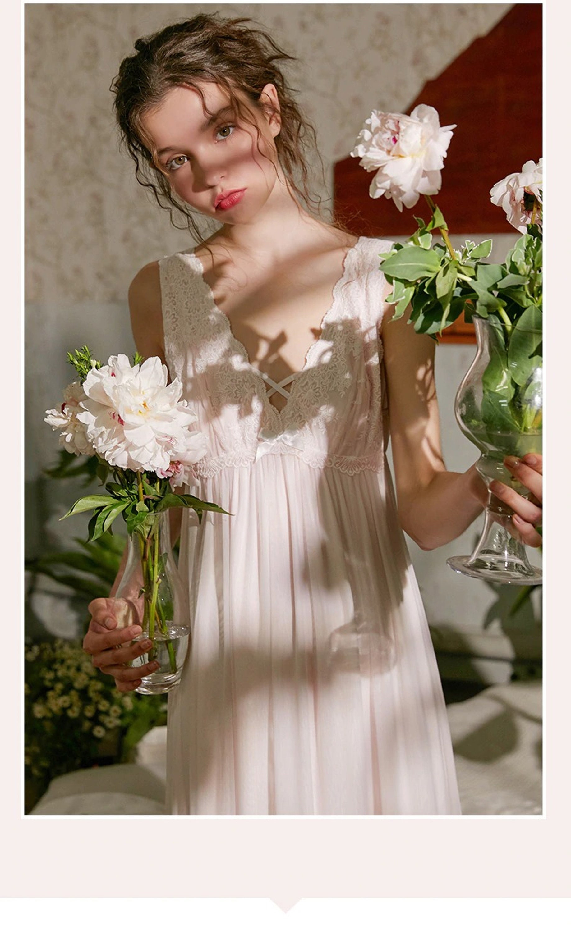 Vintage Victorian nightgownWhite renaissance Gown | Etsy