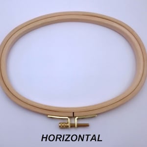 Oval embroidery hoop, oval embroidery frame, wooden hoop, oval embroidery stand, oval cross stitch hoop, wood sewing hoop, needlework frames