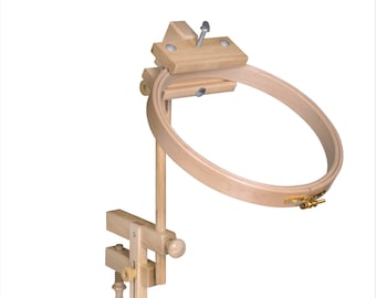 Embroidery hoop stand, embroidery table clamp, needlework stand, rotatable embroidery frame, table stand, embroidery kits,needlepoint hoop
