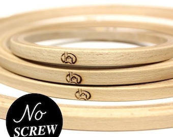 Screwless embroidery hoop: perfect for cross stitch, baby mobile,wood circles, wall decor.
