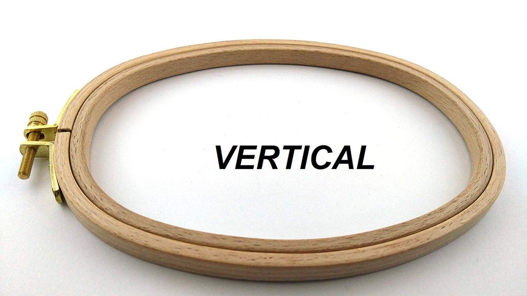 Oval Embroidery Hoop, Oval Embroidery Frame, Wooden Hoop, Oval