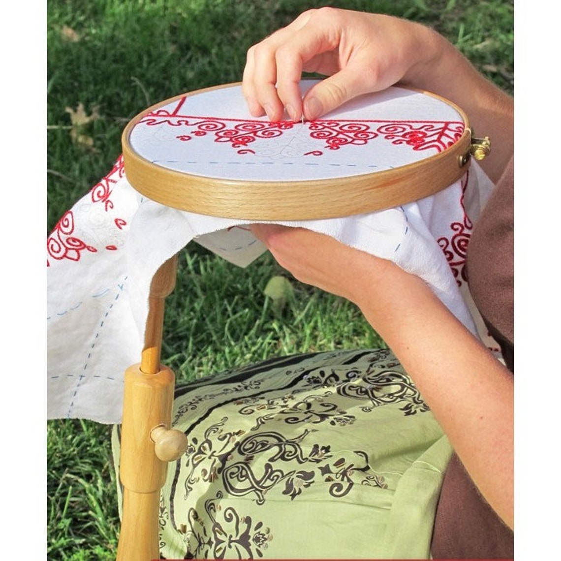 Embroidery lap stand cross stitch lap stand embroidery lap Etsy