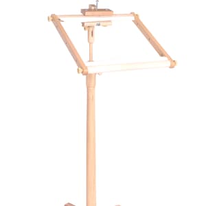 Enhance your craft: Embroidery Floor Stand for quilting,cross stitch, needlework. Secure and versatile with hoop clamp