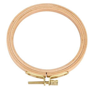 Embroidery Hoop 8 mm  - Cross Stitch Hoop - Wooden Embroidery Hoop - Embroidery Frame - Stitching Hoop - Display Hoop -Cross Stitch Tools