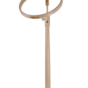 Wooden embroidery floor stand: ideal for cross stitch, free hand stitching, sewing.Stable and versatile