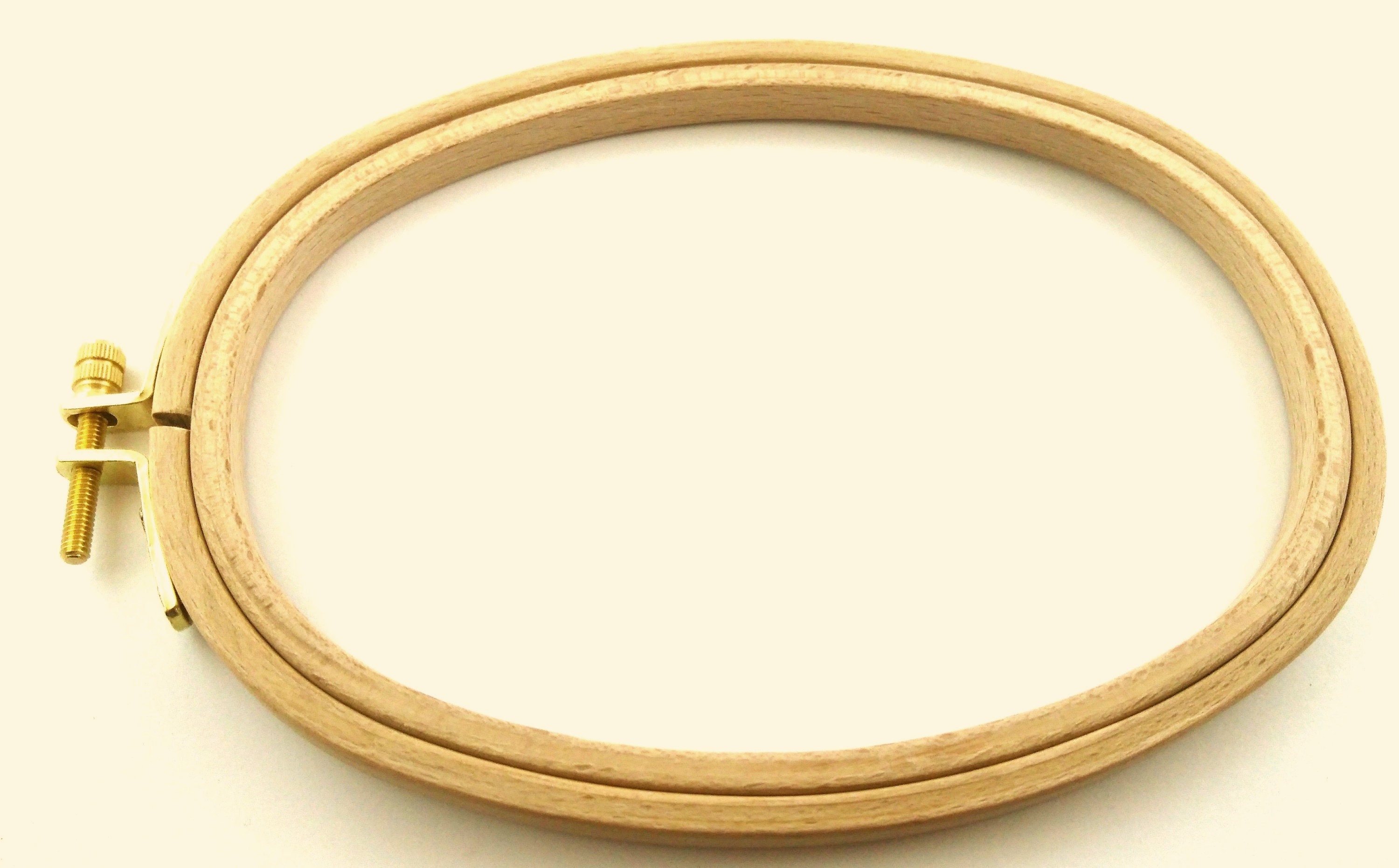 Oval Embroidery Hoop Oval Embroidery Frame Wooden Hoop Oval Etsy