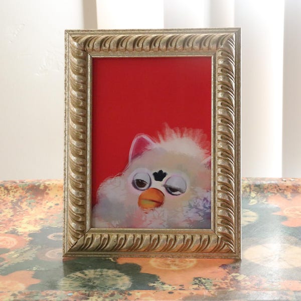 Colorful Drunk Furby Art Print