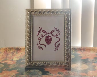 Strawberry Art Print