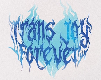 Trans Joy Forever Art Print