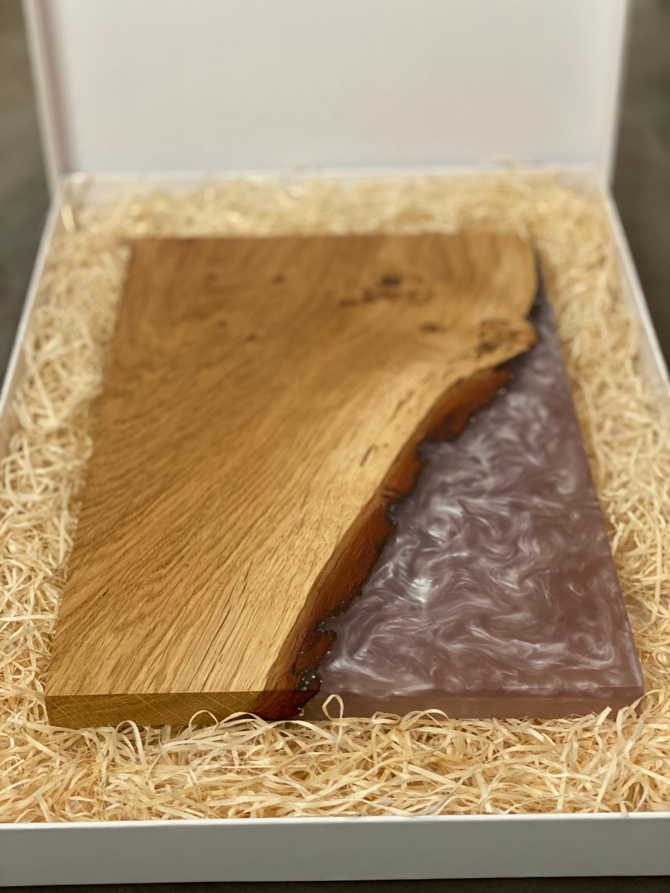 Tablero de cocina de resina de lavanda | Etsy