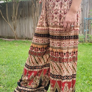 Namaste Bohotusk Women Elephant Floral Print Harem Pants Trouser