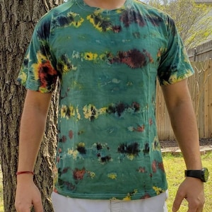 Namaste Unisex Naturalna kolorowa koszulka Tie Dye
