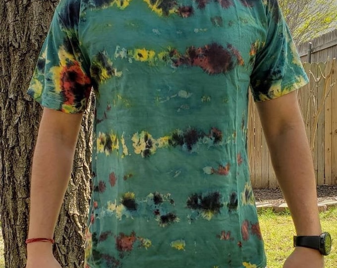 Namaste Unisex Natural Colorful Tie Dye T shirt