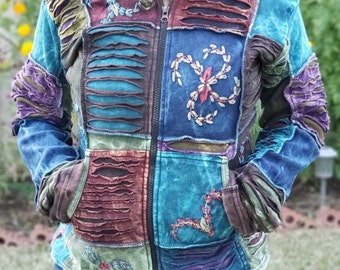 Namaste Printed Women's Fashionable Cutting Design Multicolor