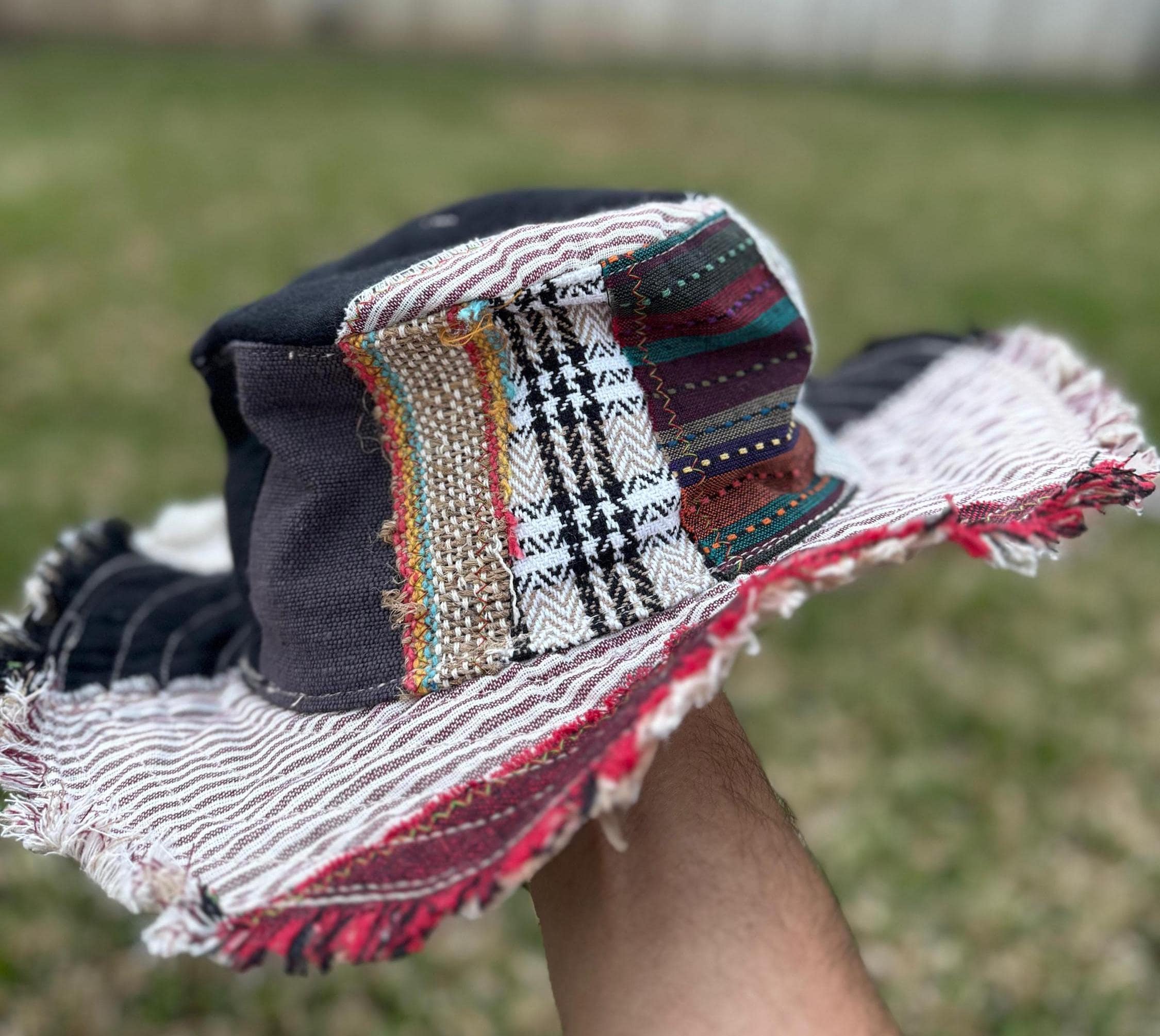 Pick Any 3 Straw Sun Hats - Multicolor & Neutrals WRITWAA 1pc Colorful Tassel Straw Beach Hat for Brim Outdoor  main image 2