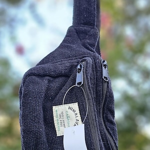 Namaste natural cotton trendy bumbag funky waist belt vegan hippie fannypack