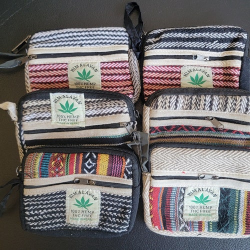 Namaste Organic Eco Friendly Handmade Colorful Hippy Wallet Coin Purse/Pouch