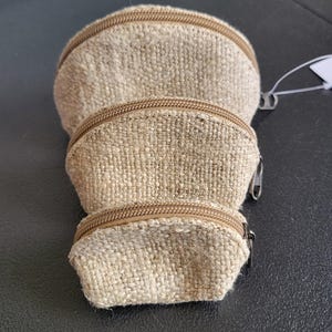 Namaste organic eco friendly handmade organic hippy hemp wallet coin purse/pouch