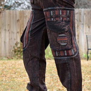 Organic handmade reggae natural unisex multicolor hippie brown non acidic stonewashed dyed cotton comfy nepalese harem pants yoga trouser