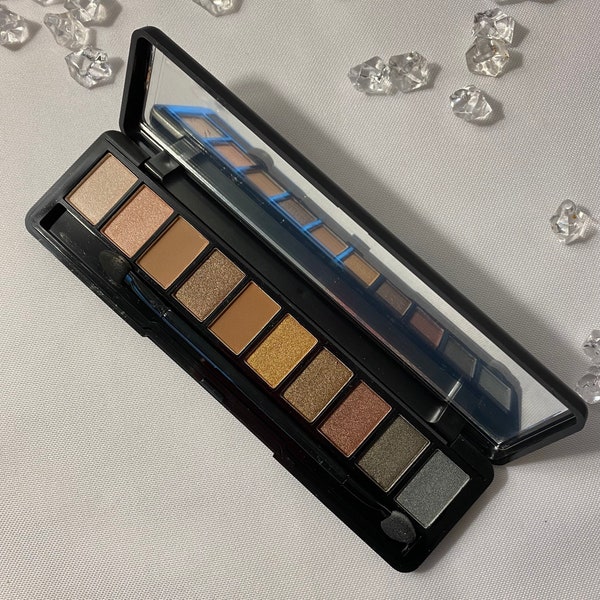 Eyeshadow Palette-vegan cruelty free-high pigmented colours-eye makeup-pigmented shades- gift for her- office eyeshadow-contour eyeshadow