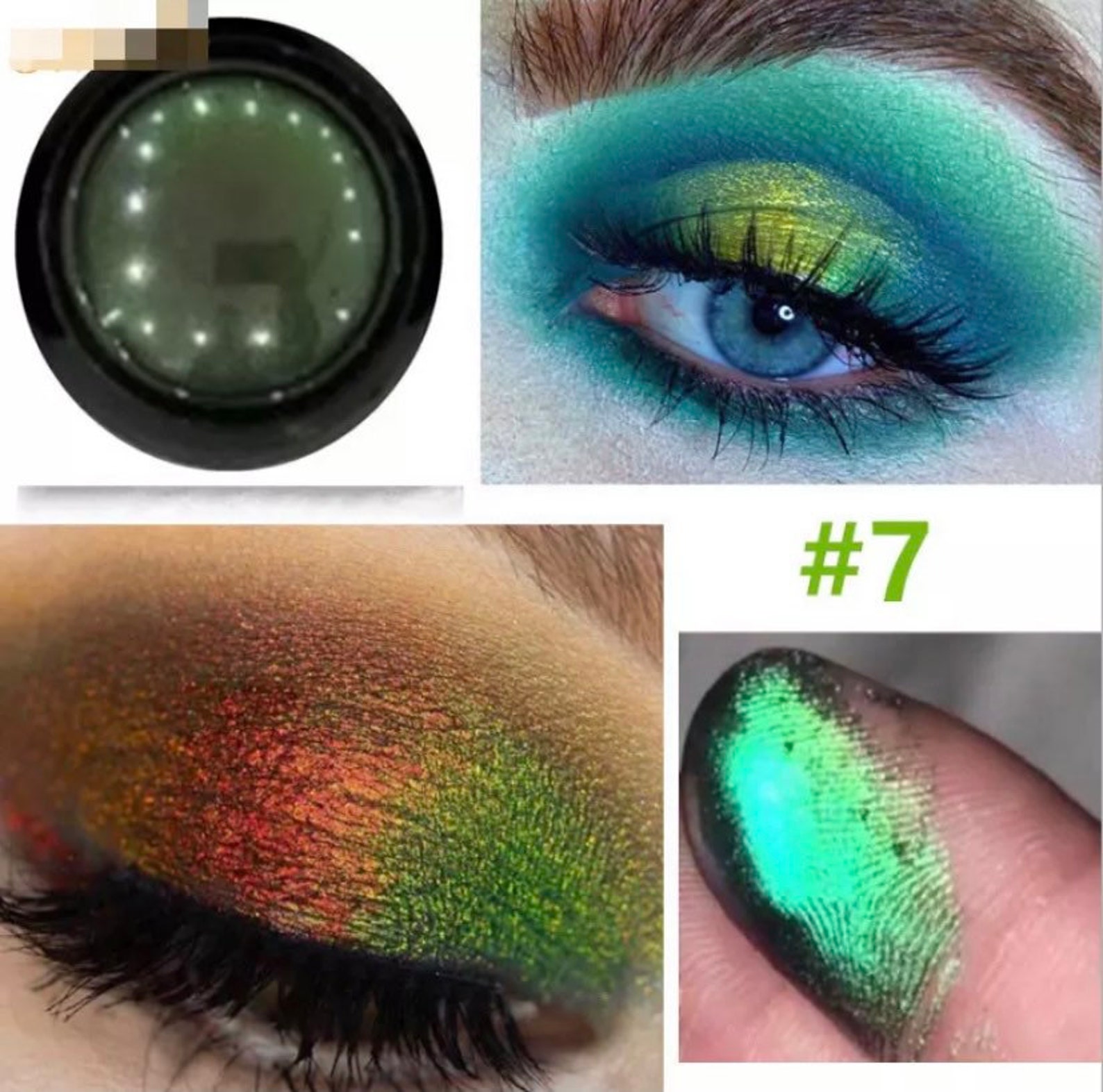 Duo Chrome Eyeshadowmulti chrome shifting eyeshadow shade Etsy