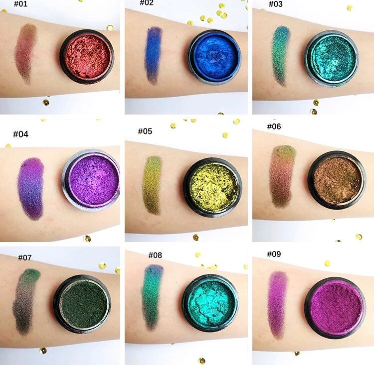 Duo Chrome Eyeshadowmulti chrome shifting eyeshadow shade Etsy