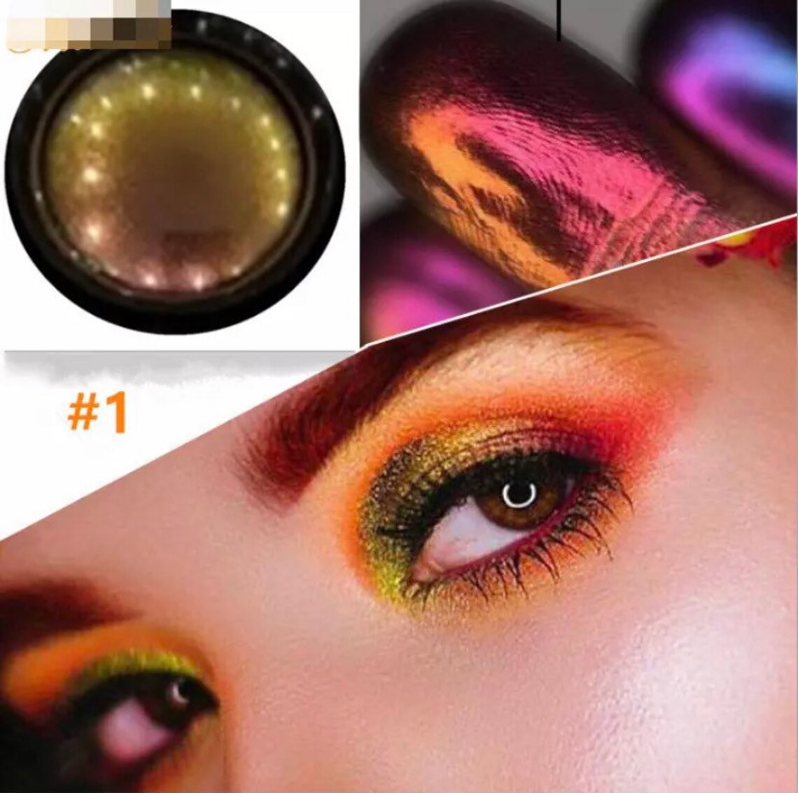 Duo Chrome Eyeshadowmulti chrome shifting eyeshadow shade Etsy