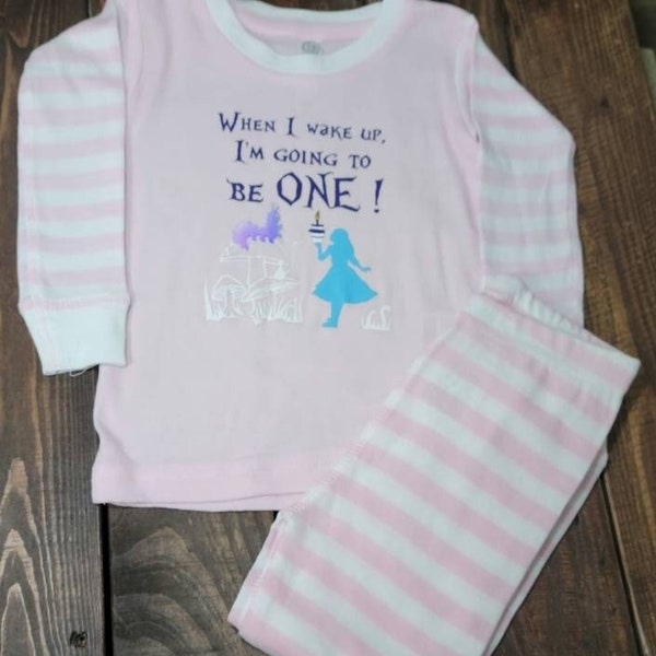 One Piece 1st Birthday Pajamas Etsy