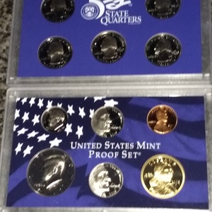 2005-S US Mint Proof Set.... 10 Coins.... Original Box And COA