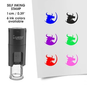 Stier mini stempel - loyalty kaart stempel - spaarkaart stempel - planner / bullet journal stempel