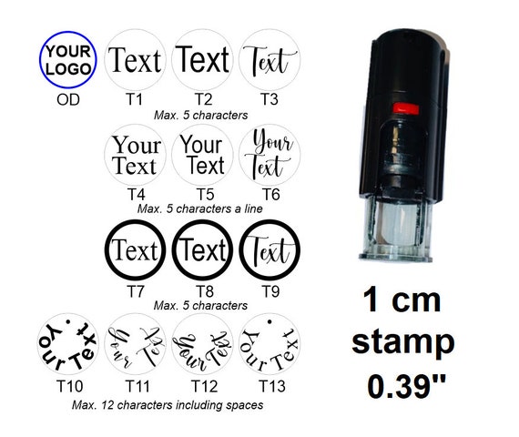 Loyalty Card Stamp Planner Stamp 10mm Star Mini Stamp