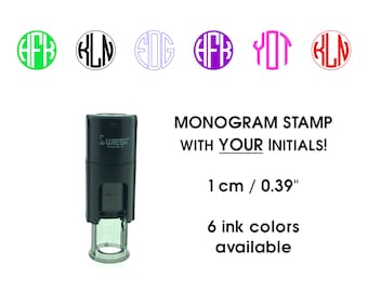 Personalisierter Monogrammstempel mit Ihren eigenen Initialen