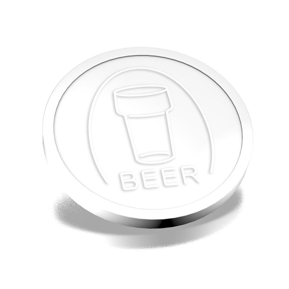 Embossed Plastic Drink Tokens for Beer - Food & Beverage Tokens - Drink ...