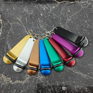 Llavero personalizado Big Classic, llavero de hotel personalizado con grabado de número o texto, en 7 colores