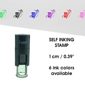 Naald en Draad mini stempel - loyalty kaart stempel - spaarkaart stempel - planner / bullet journal stempel