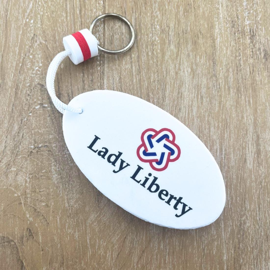 Floating Keychain | 50x90mm | Personalized Foam Key Ring for Campsites ...