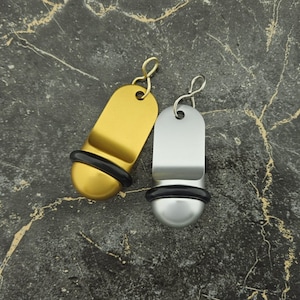 Set hotel key ring Midi Classic, personalized key ring with number or text, engraved key ring for hotels