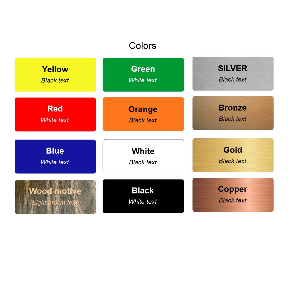 Custom Name Plate for Mailbox or Personalized Engraved Name Etsy