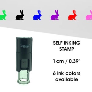 Konijn mini stempel - loyalty kaart stempel - spaarkaart stempel - planner / bullet journal stempel